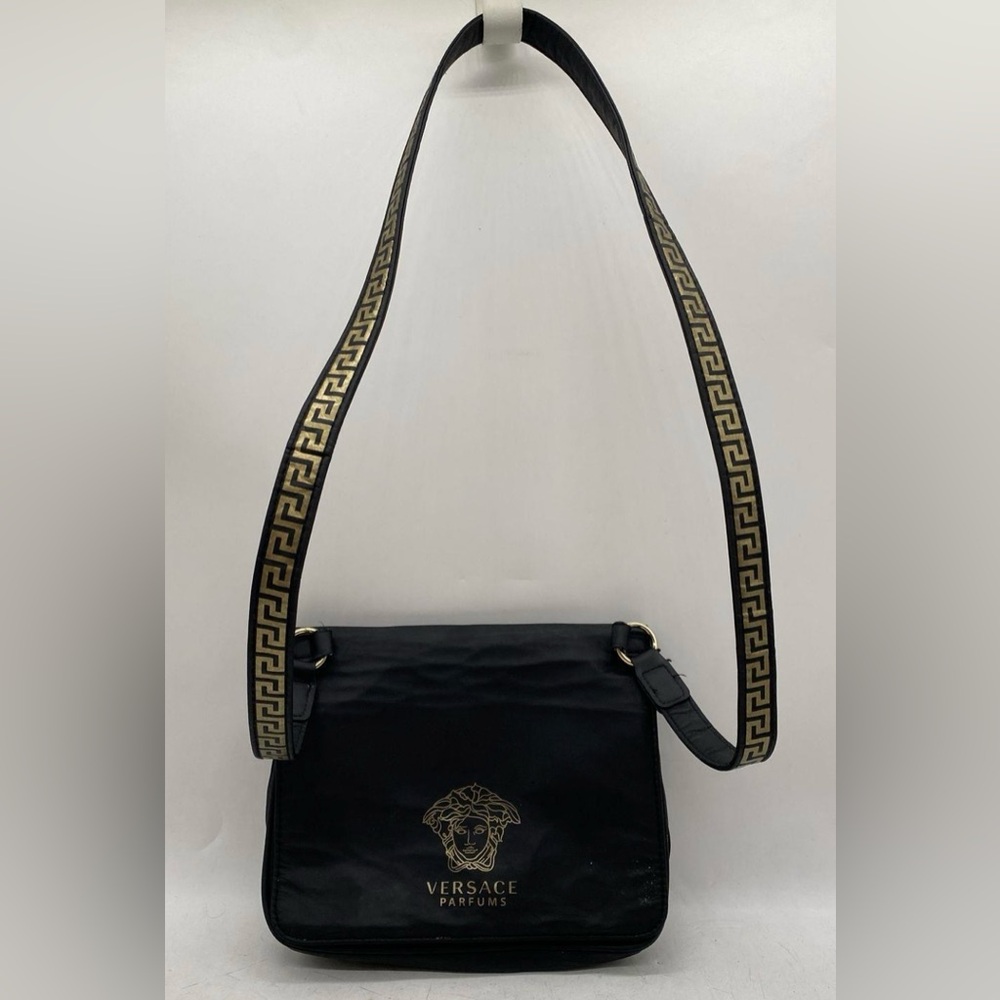 * Versace Parfums Crossbody Bag Logo Strap *